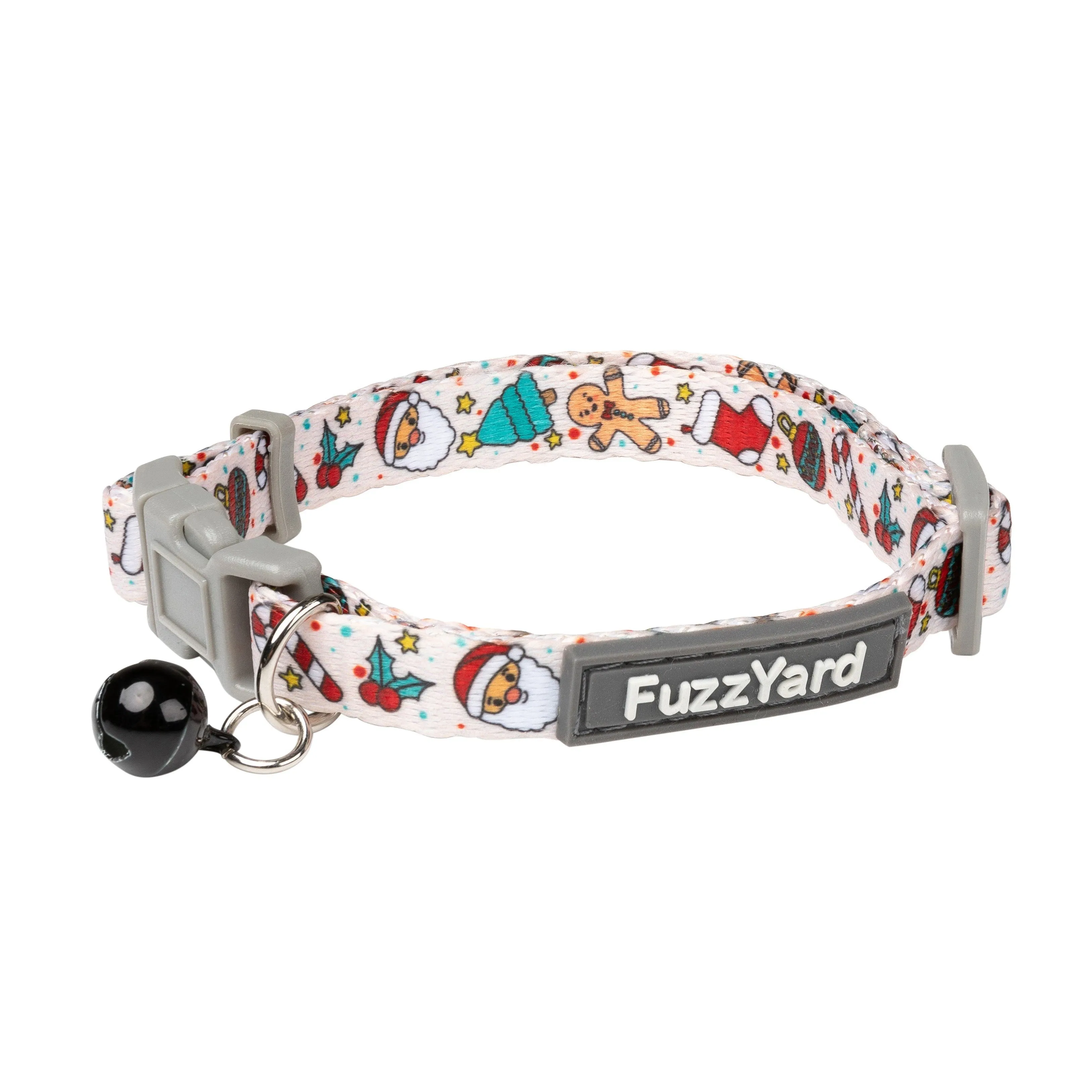 FuzzYard Christmas Tinsel Time Cat Collar Bandana and Bow Tie Set