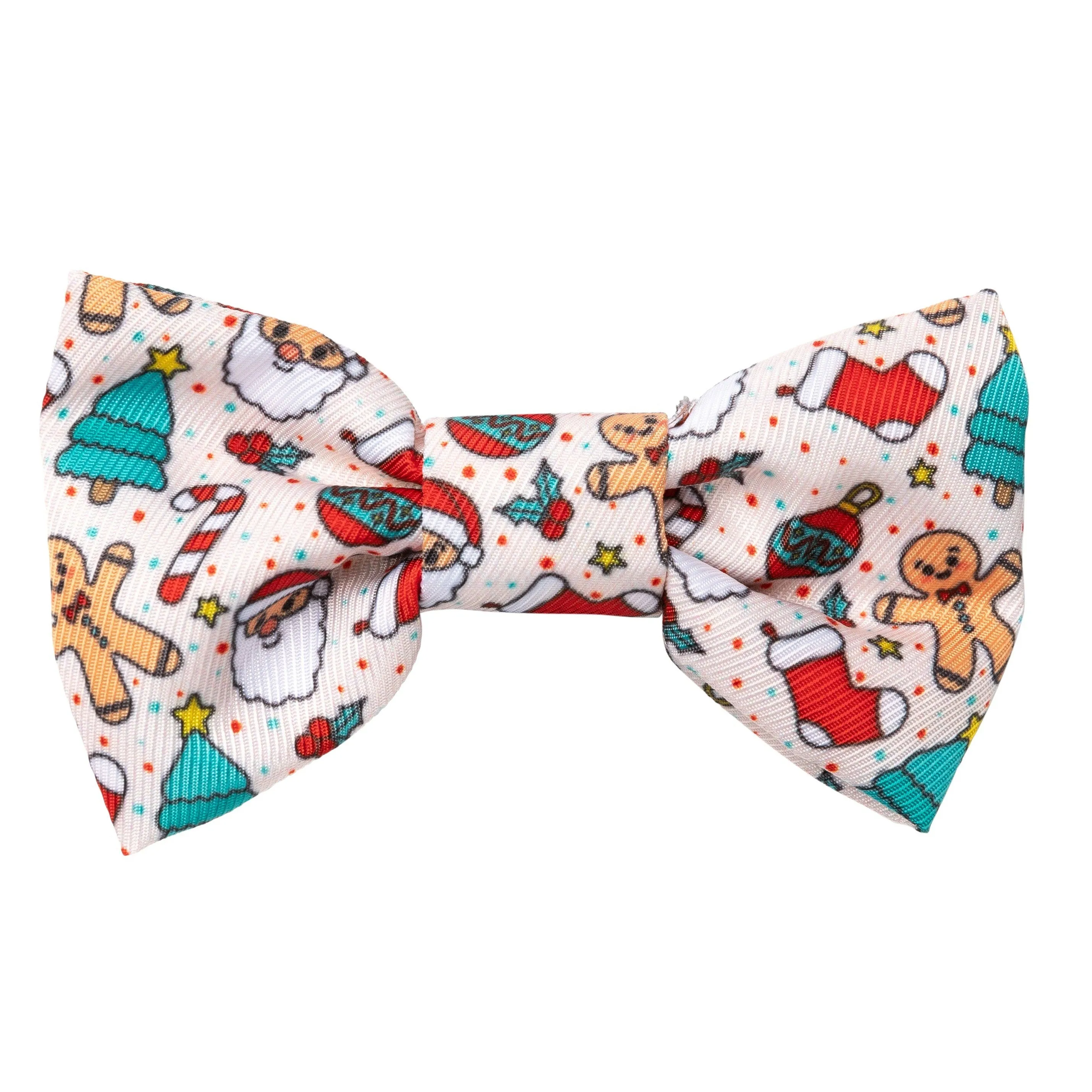 FuzzYard Christmas Tinsel Time Cat Collar Bandana and Bow Tie Set