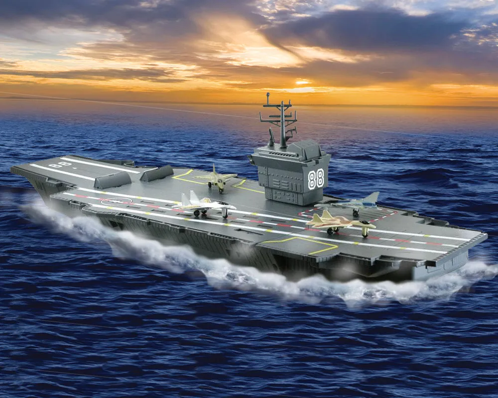 Giant Aircraft Carrier Playset - 31 Inch