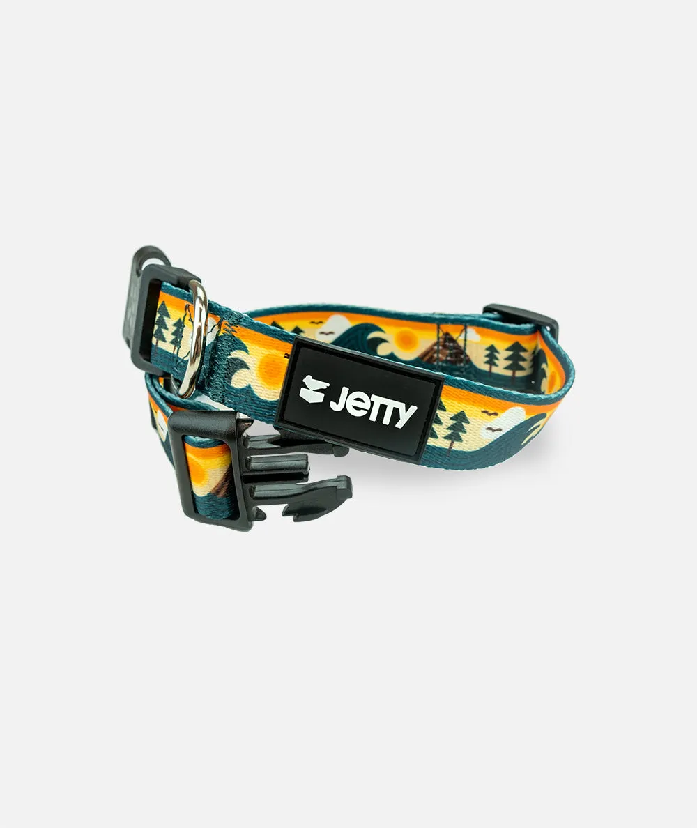 Globetrotter Dog Collar - Orange