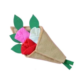 Housecat Club Catnip Farmers Market Rose Bouquet Cat Toy