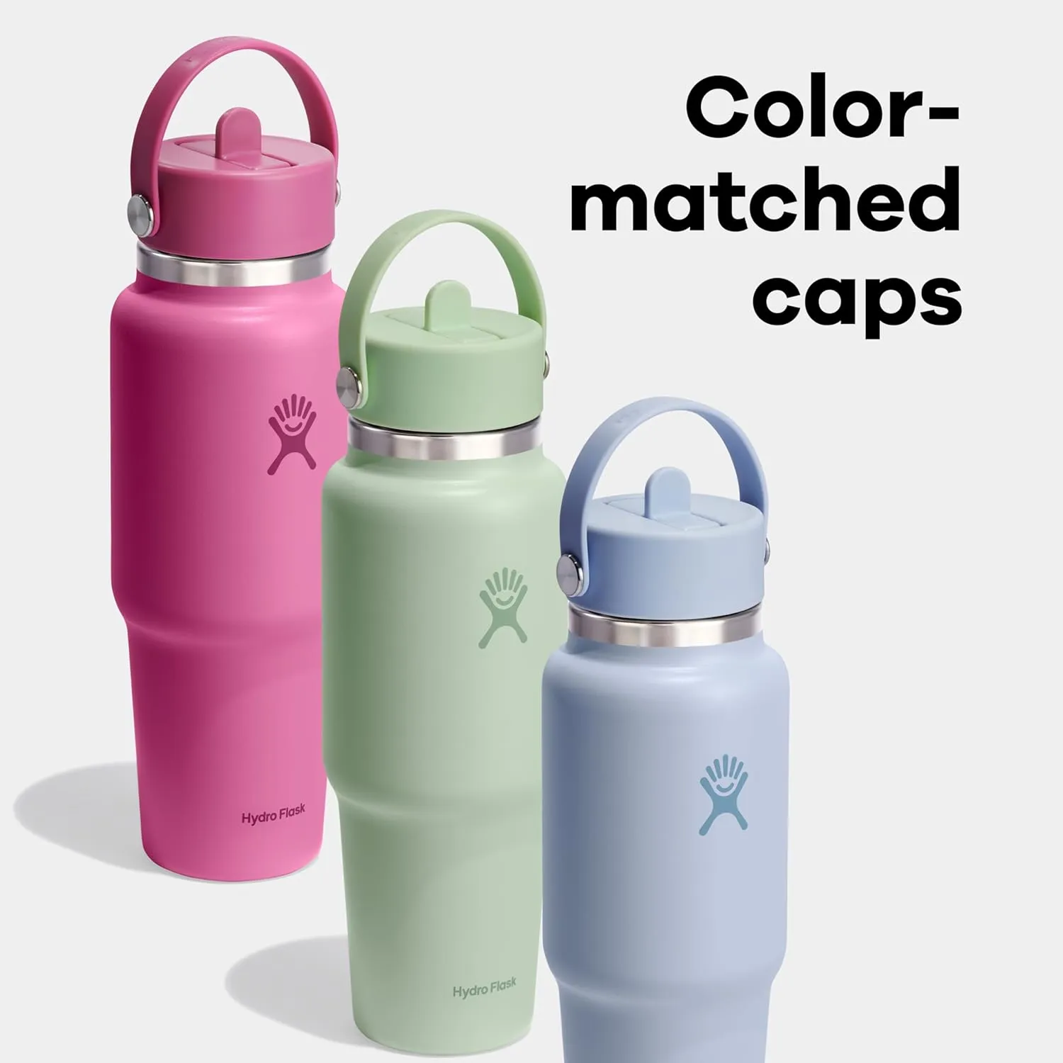 Hydro Flask 24 OZ Wide Flex Straw Travel Bottle SURF