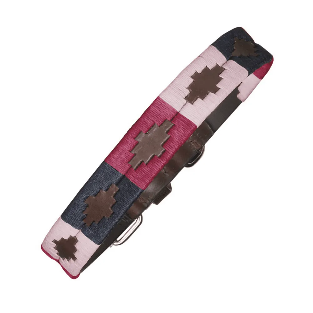 Leather Dog Collar & Lead - Petalo by Pampeano