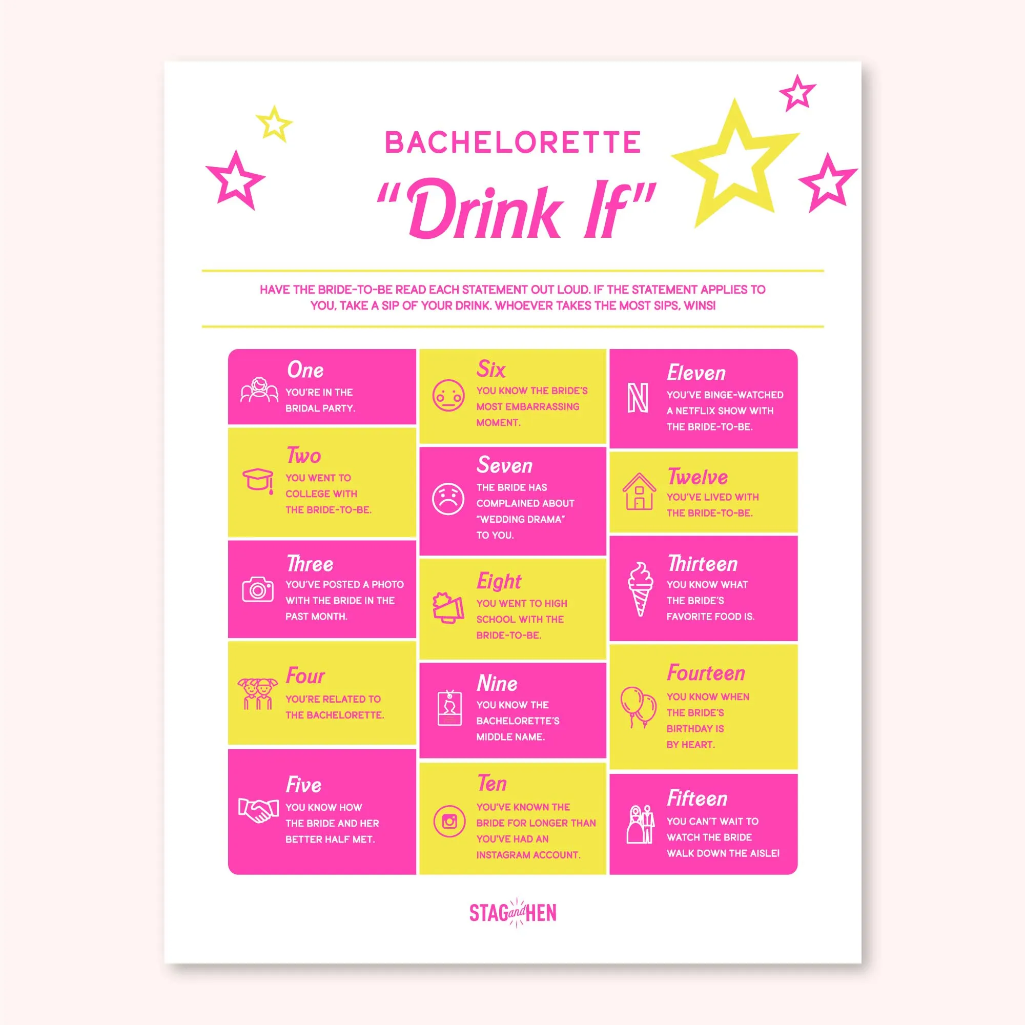 Let's Bach Party Bachelorette Party Games | Printable PDFs