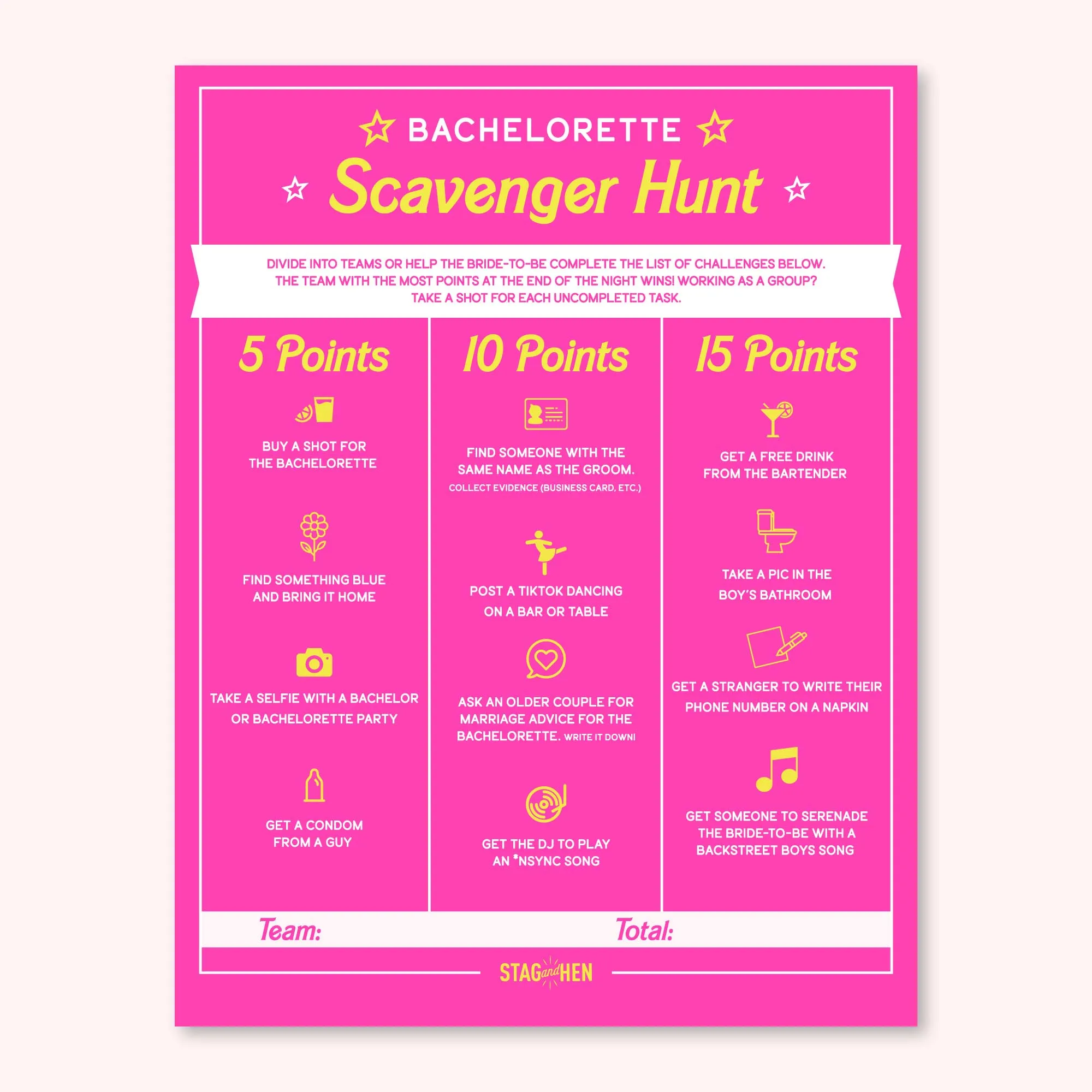 Let's Bach Party Bachelorette Party Games | Printable PDFs