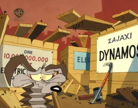 Looney Tunes Original Production Cel: Wile E. Coyote