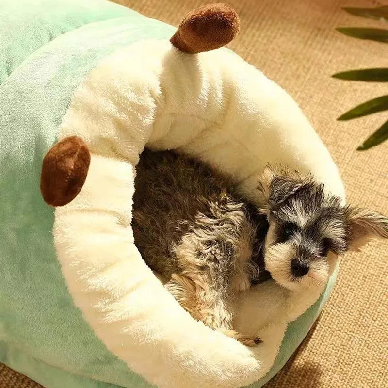 MADDEN Warm Small Cat Dog Kennel Bed