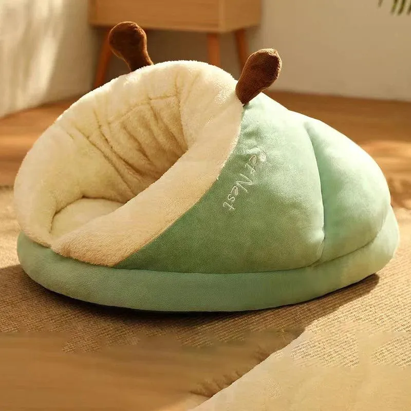 MADDEN Warm Small Cat Dog Kennel Bed