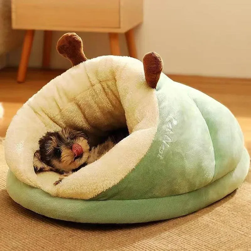 MADDEN Warm Small Cat Dog Kennel Bed