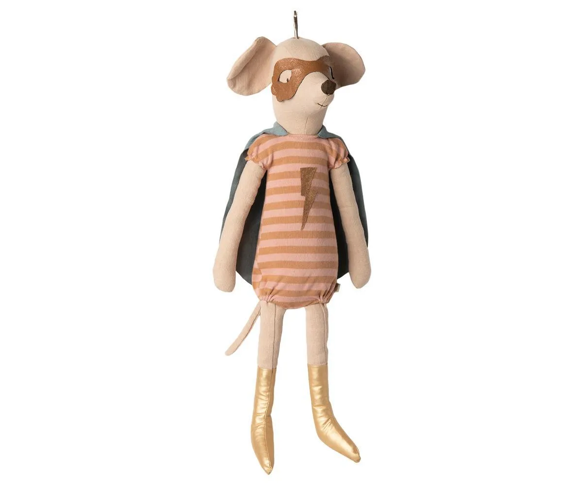 Maileg Super Hero Maxi Mouse Girl: RETIRED SOLD OUT