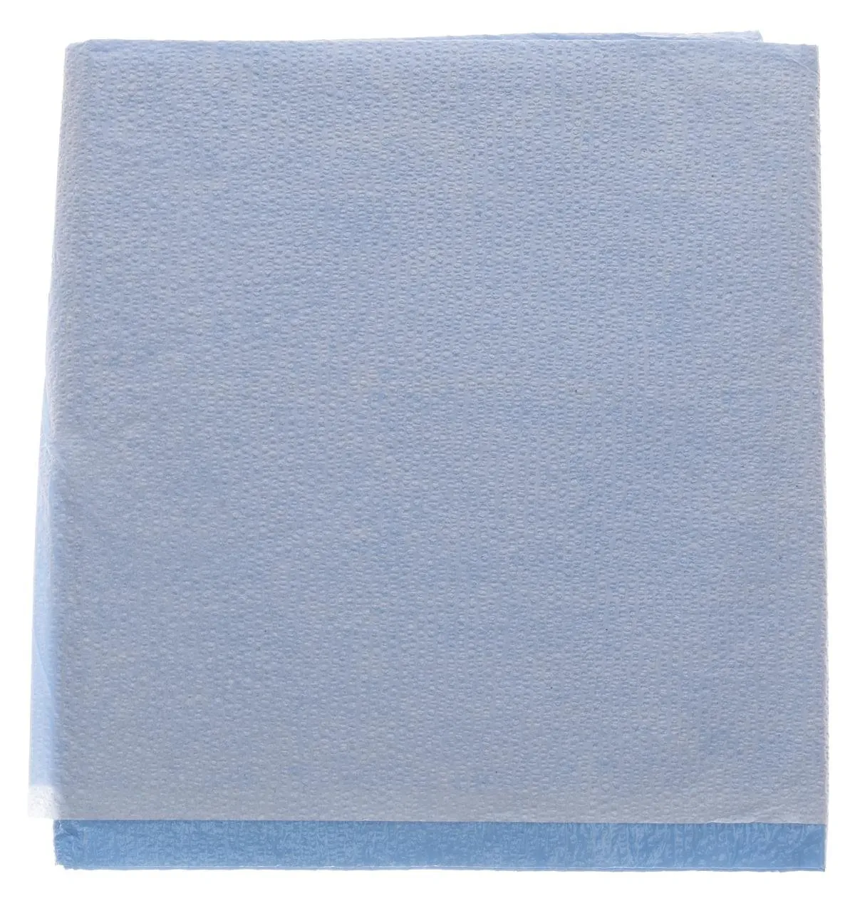 Medline Disposable Tissue/Poly Flat Stretcher Sheets, 40" x 72", Blue (Pack of 50)