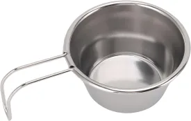 Mini Camping Cup, Stainless Steel Camp Bowl with Good Insulation Effect for Travel Hiking Outdoor Picnic