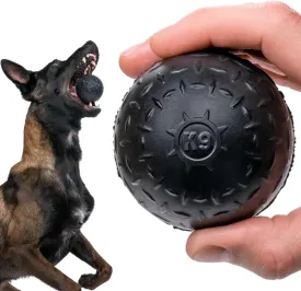Monster K9 Indestructible Dog Ball - Lifetime Replacement - Medium & Large Breeds - Ultra Durable for Aggressive Chewers - Chew & Fetch - 2.8in. Solid (Tennis Ball Sized)