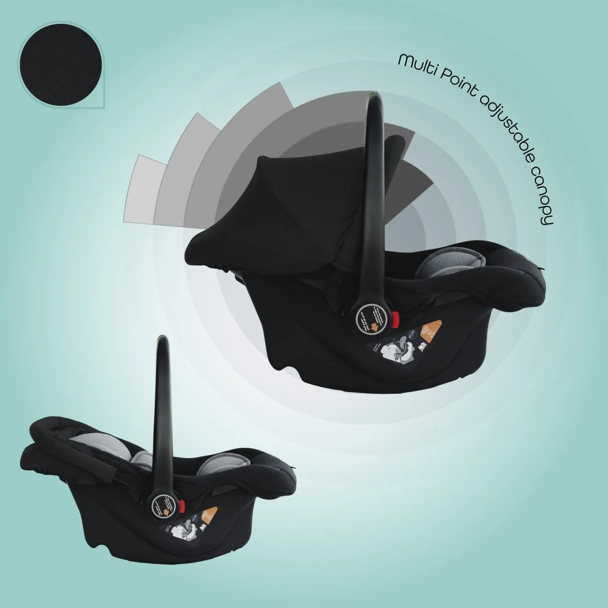 Moon Bibo Infant Carrier Black
