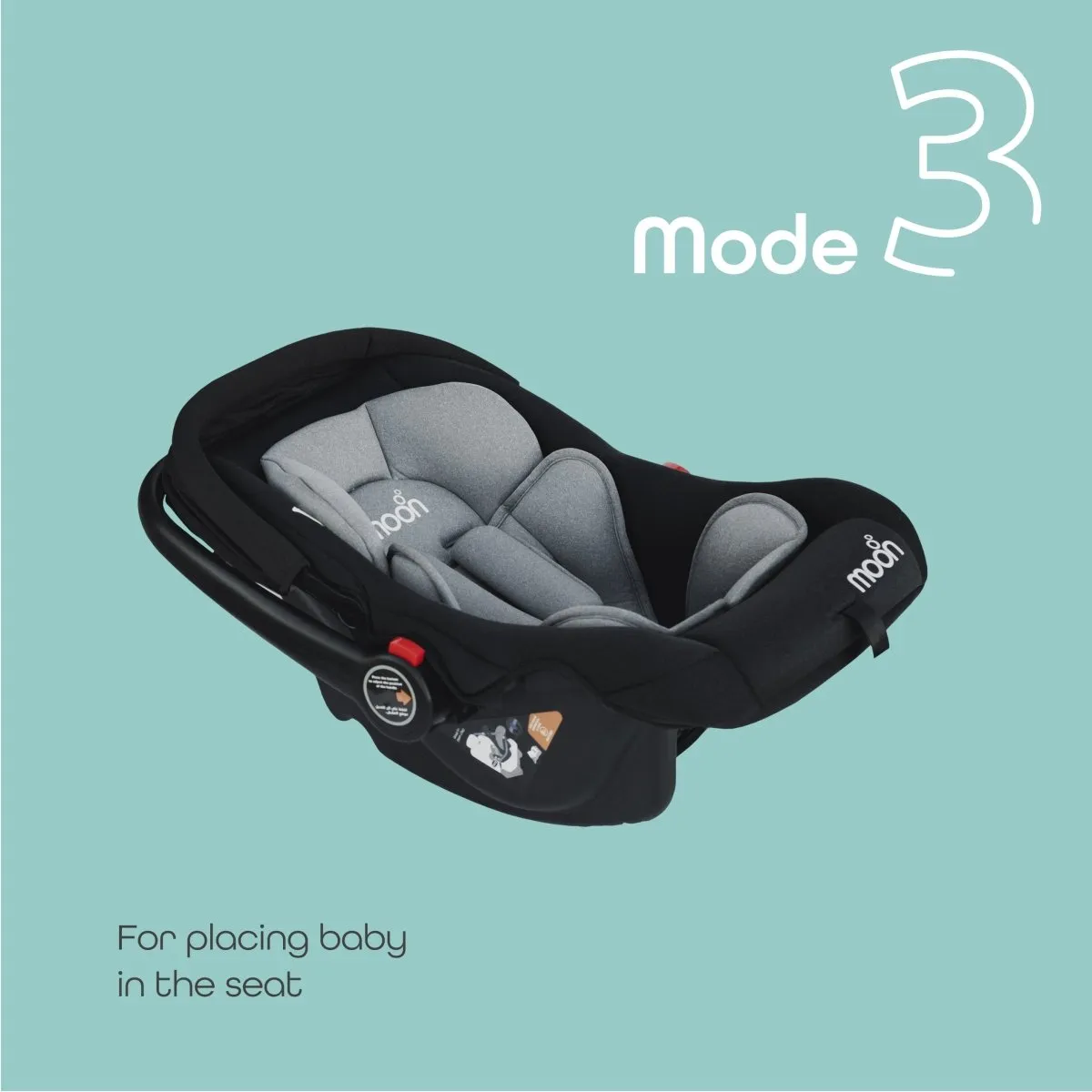 Moon Bibo Infant Carrier Black