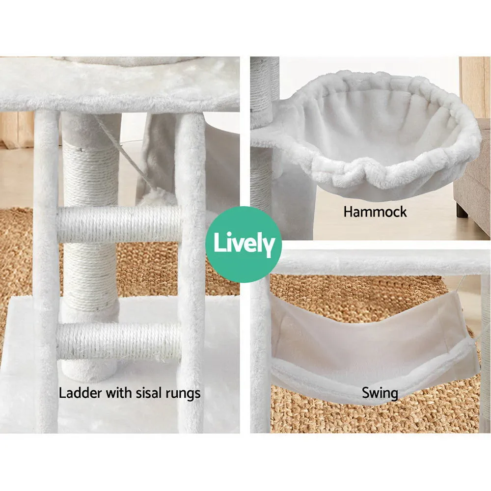 Multi-Level Cat Tree Tower, Scratching Post Condo, i.Pet
