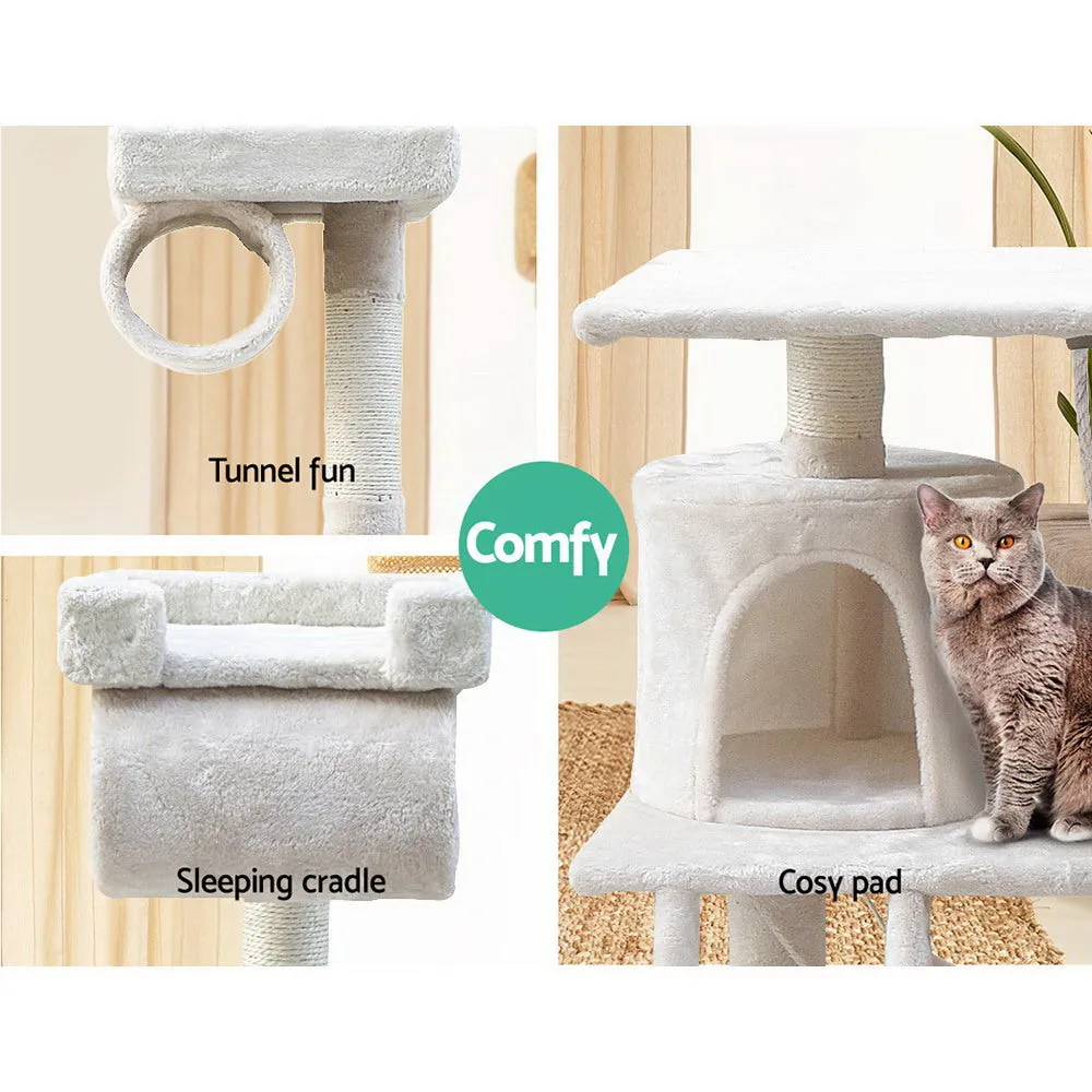 Multi-Level Cat Tree Tower, Scratching Post Condo, i.Pet