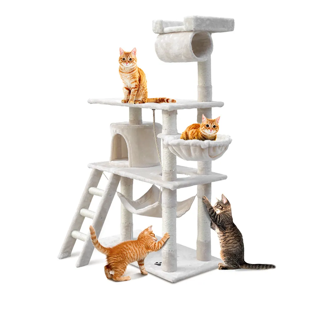 Multi-Level Cat Tree Tower, Scratching Post Condo, i.Pet