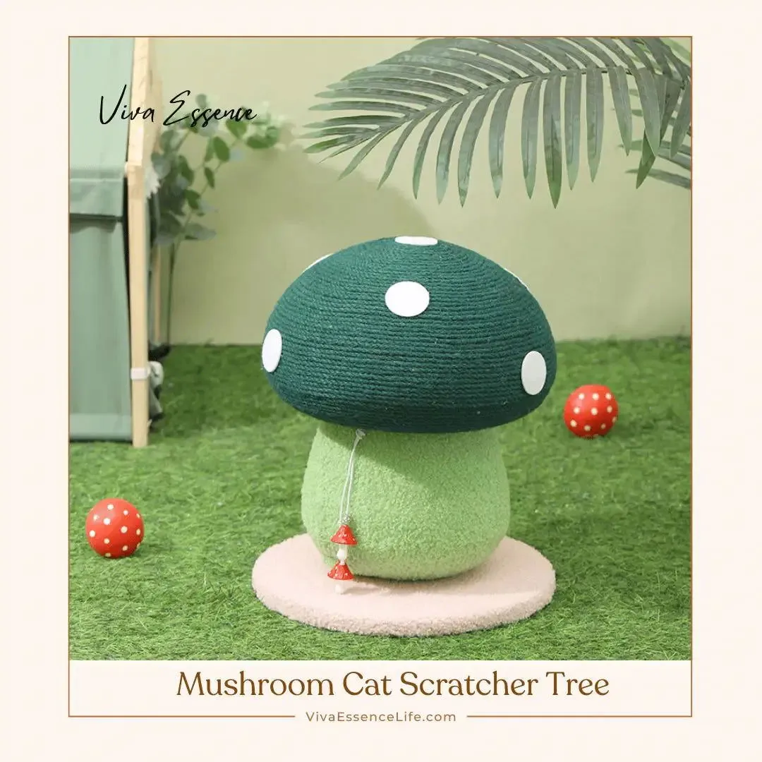 Mushroom Cat Scratcher Tree