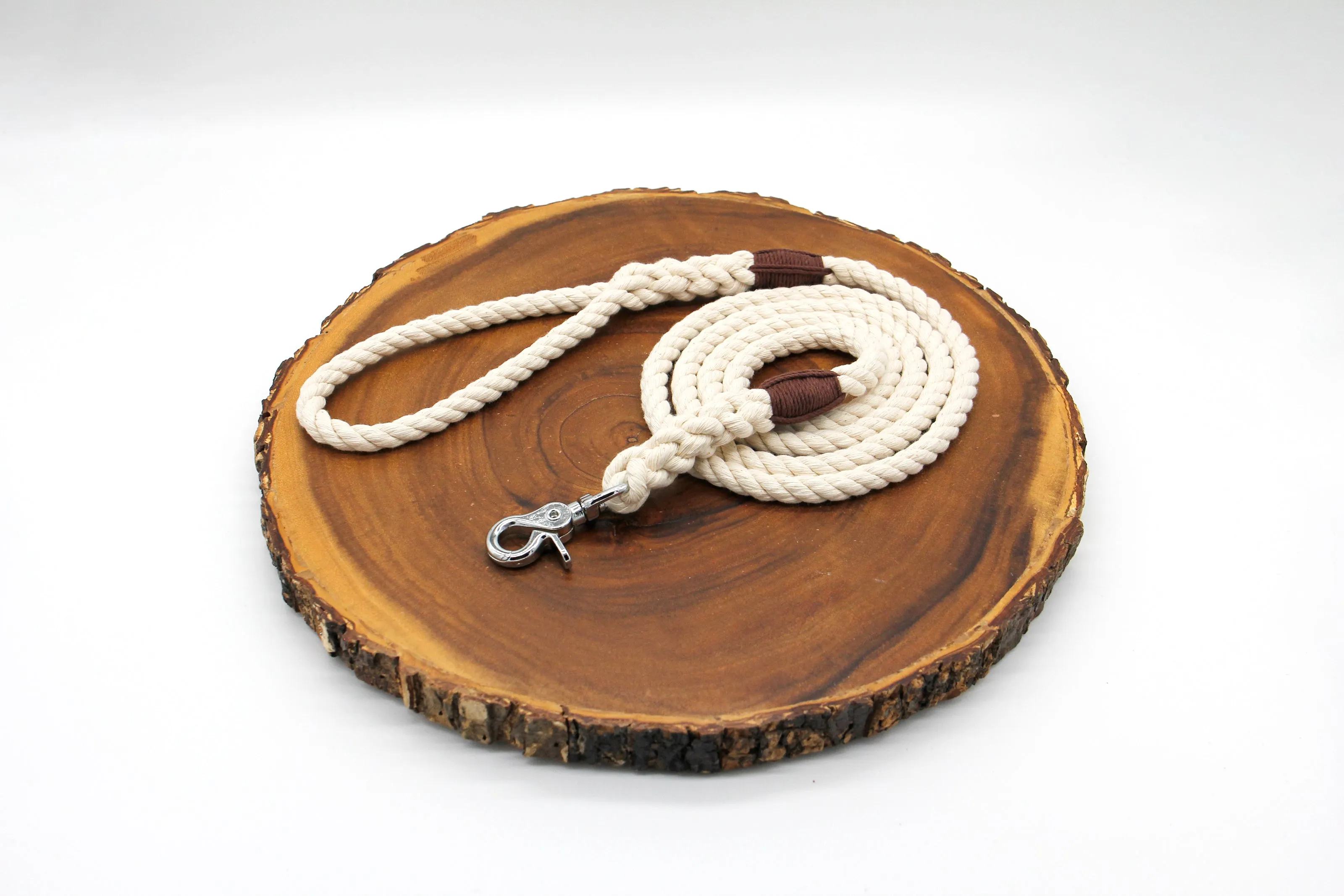 Natural Cotton Rope Dog Leash