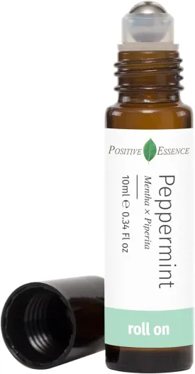 Peppermint Essential Oil Roll On - Relaxing Roller, Made with Pure Peppermint Essential Oil, Premium Grade, Travel Safe, No Diffuser Needed (10 mL)