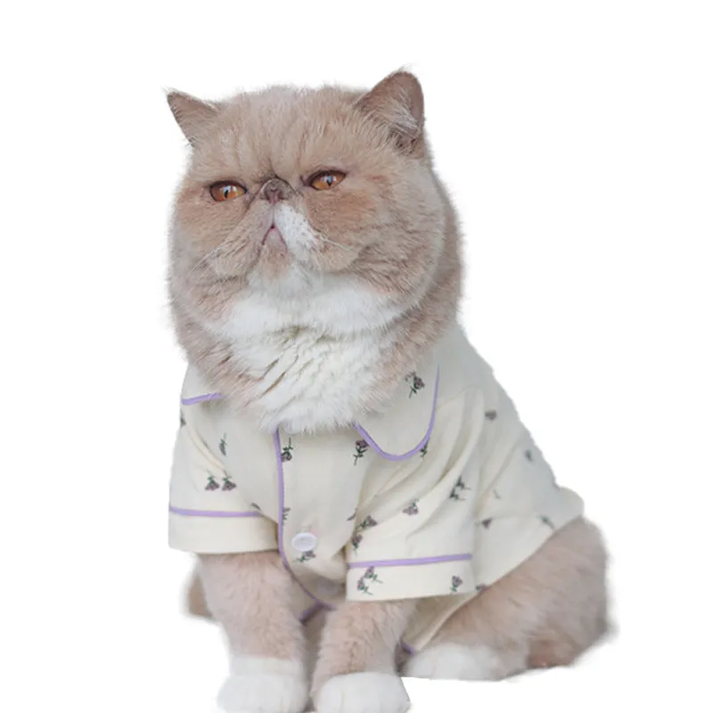 Pet Cat Clothes Summer Shirt Pet Clothing