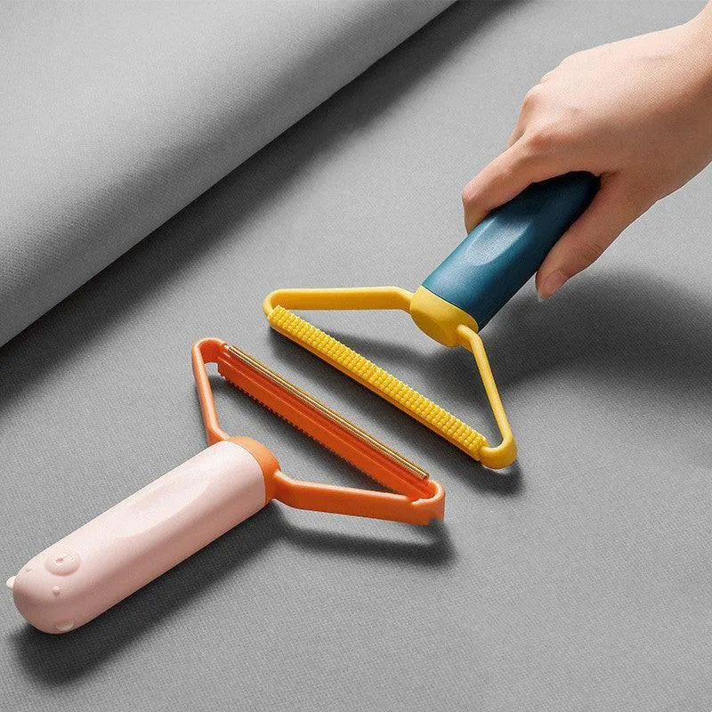 Pet Cat Dog Hair Remover Dematting Comb Double-Sided Sofa Clothes Shaver Lint Rollers for Cleaning Pets Comb Brush Removal Mitts Brush