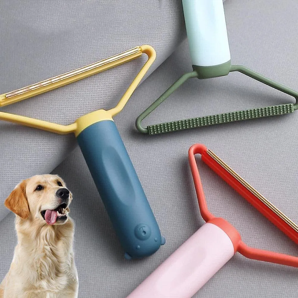 Pet Cat Dog Hair Remover Dematting Comb Double-Sided Sofa Clothes Shaver Lint Rollers for Cleaning Pets Comb Brush Removal Mitts Brush