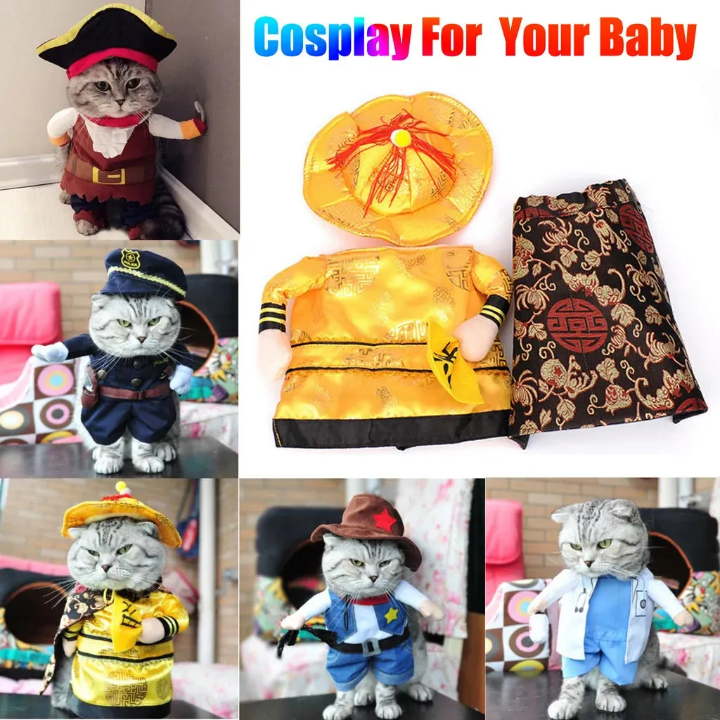 Pet Cowboy Rider Dog And Cat Costume