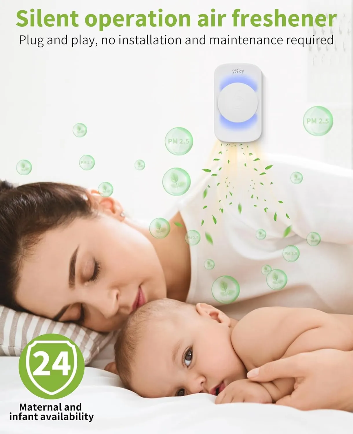 Plug In Air Purifier for Home (6 packs), Negative Ion Air purifier,Quiet Ionizers Air Freshener for home,Bathroom,Bedroom,Portable Air Purifiers for Odor,Pet smell,Mini Air ionizers