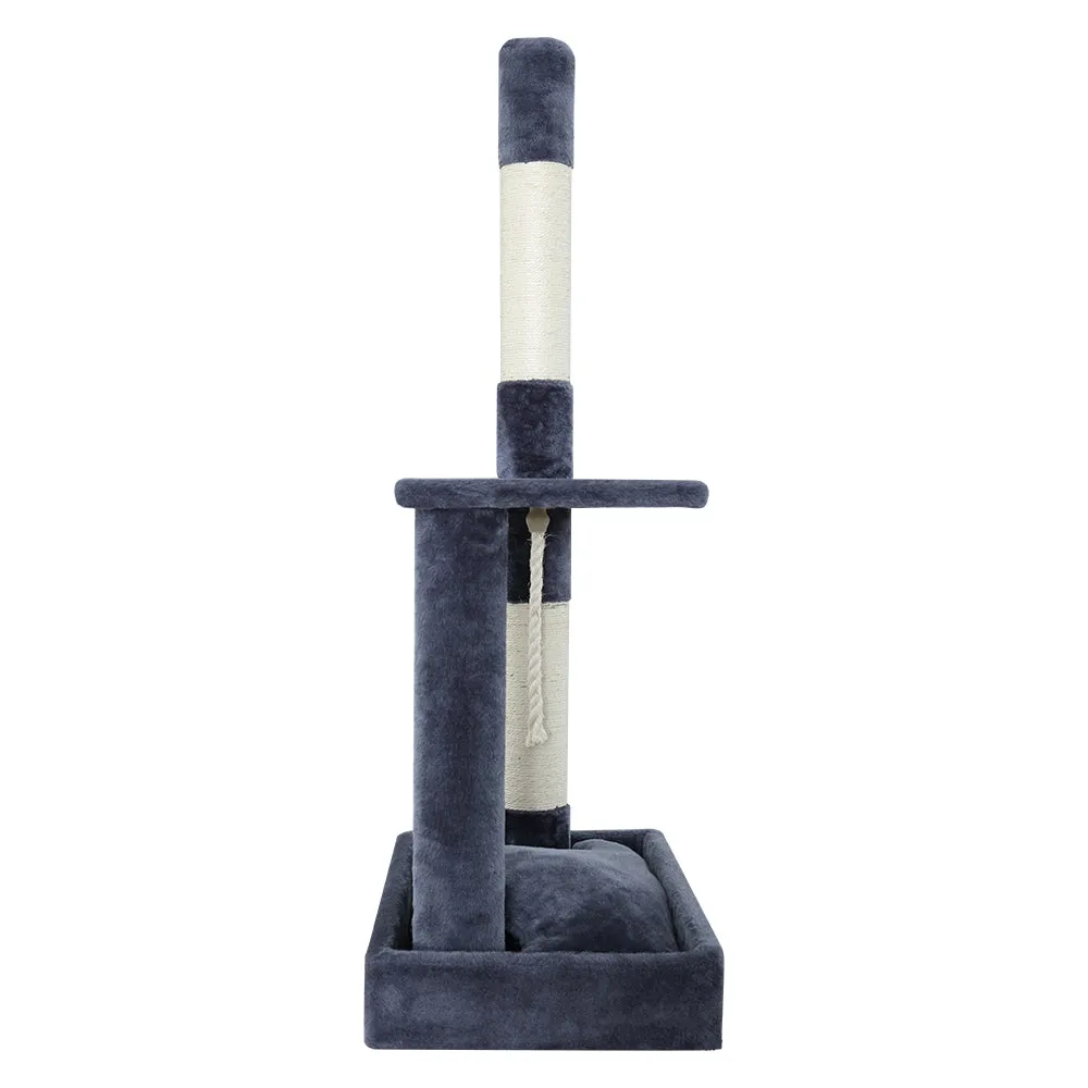 Plush Velvet 102cm Small Cat Tree House with Sisal Posts i.Pet