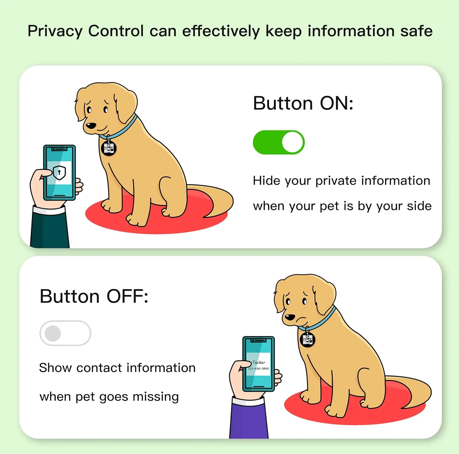QR Code Dog Tag, QR Code Pet ID Tag, Dog ID Tag, Small Cat for Kitten and Puppy, Modifiable Free Online Profile, Scan QR Code Send Instant Location Alert Email (Rose, Regular)