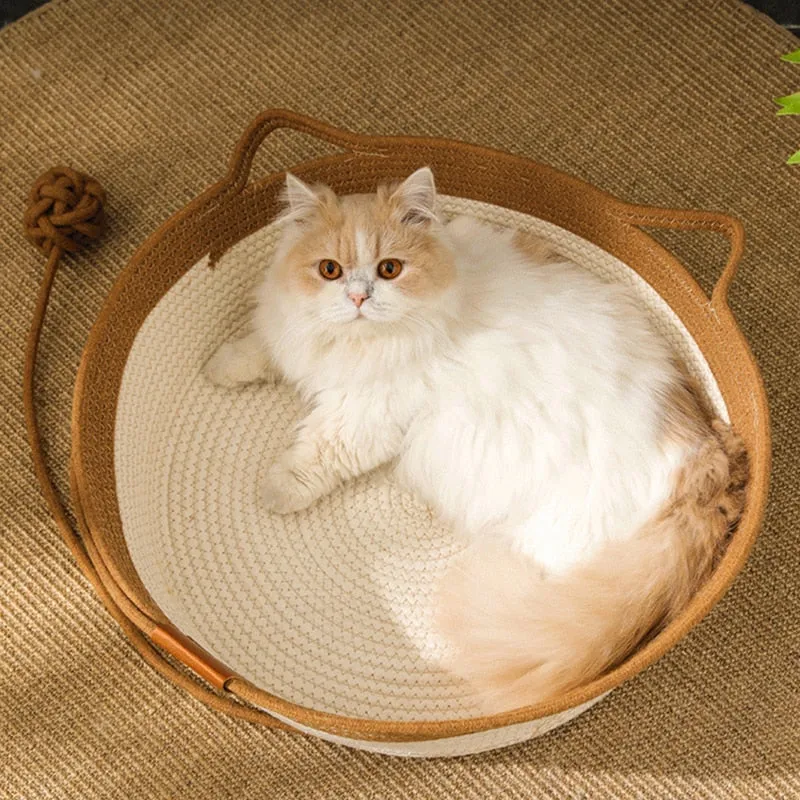 Rattan Cat Bed
