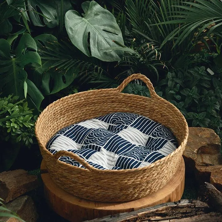 Rattan Cat Bed