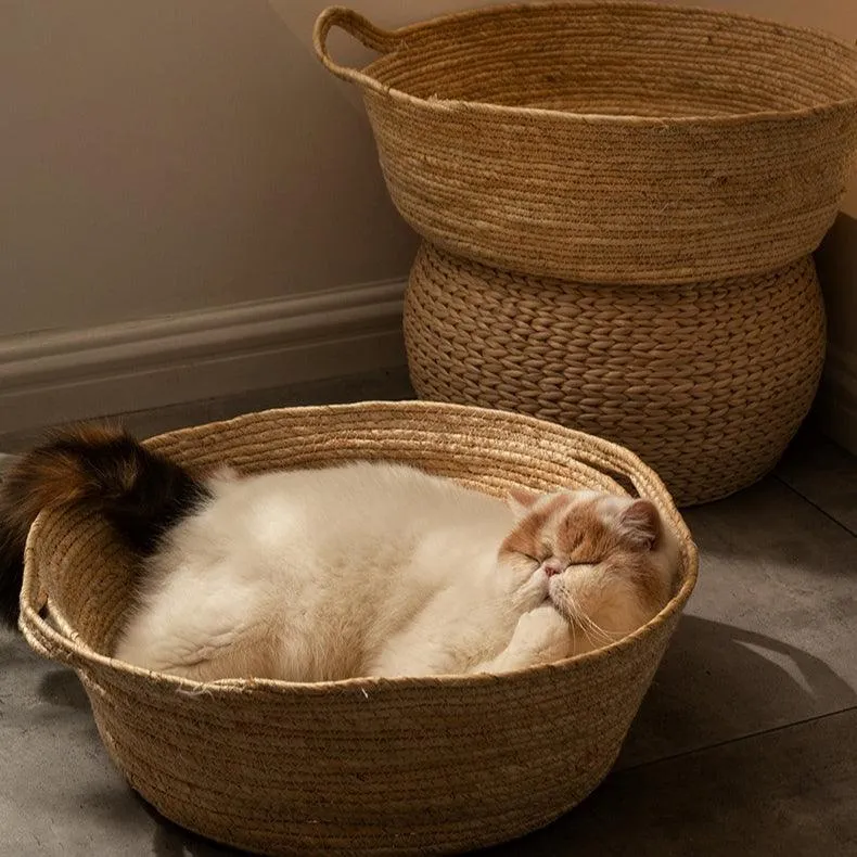 Rattan Cat Bed