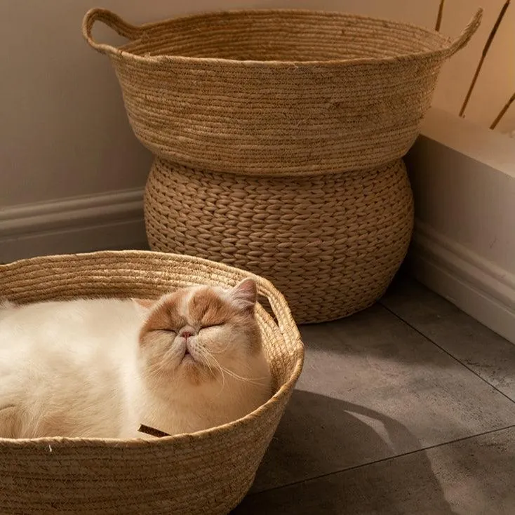 Rattan Cat Bed