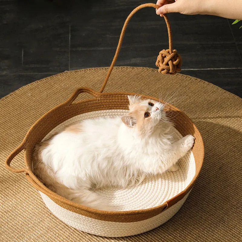 Rattan Cat Bed