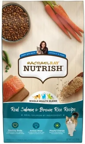Real Salmon and Rice Recipe, Dry Cat Food, 3 Pound Bag, Real Salmon is The Number One Ingredient, No Added Wheat Or Soy Ingredients, No Poultry by-Product Meal Or Fillers