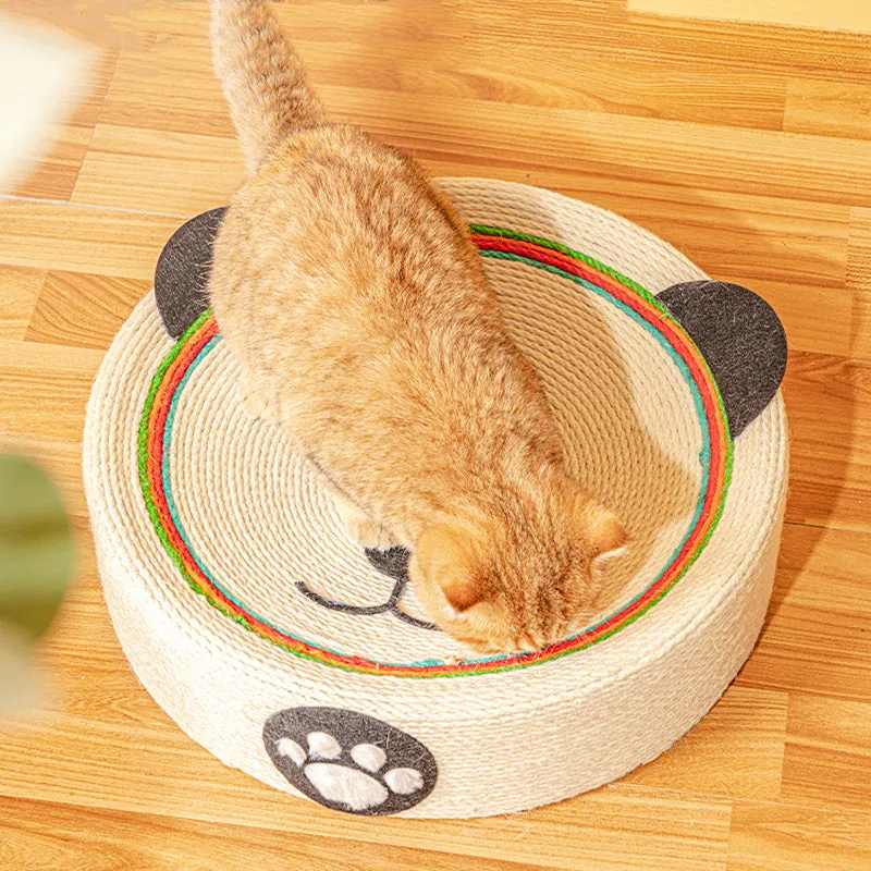 Round Cat Scratcher Pad  2 in 1
