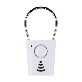 SABRE 110dB Door Handle Alarm, Extremely Loud Wireless Alarm Audible Up To 680 Ft Away, Hangs Off Door Knob or Handle, Vibration-Triggered Home Security Alarm, 3 Adjustable Settings, Great for Travel