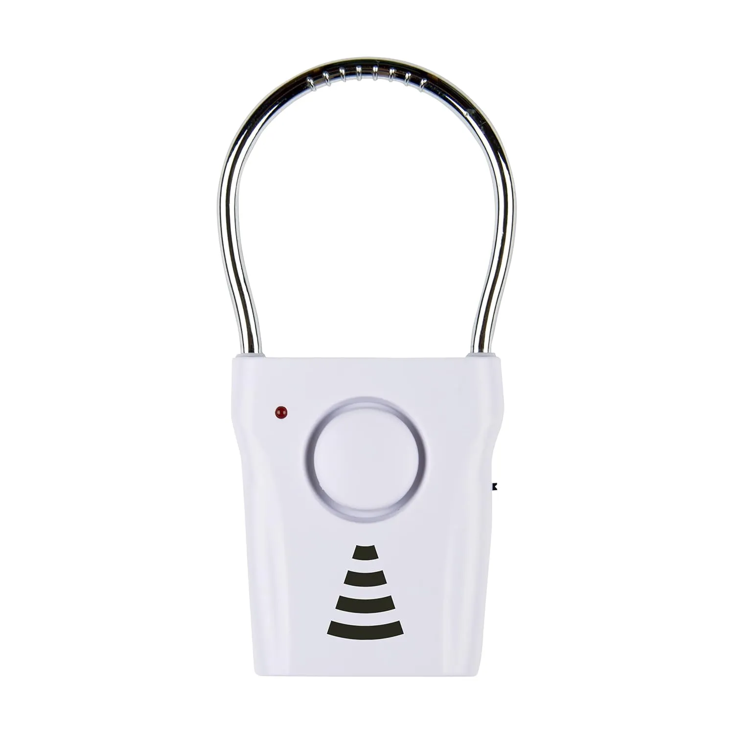 SABRE 110dB Door Handle Alarm, Extremely Loud Wireless Alarm Audible Up To 680 Ft Away, Hangs Off Door Knob or Handle, Vibration-Triggered Home Security Alarm, 3 Adjustable Settings, Great for Travel