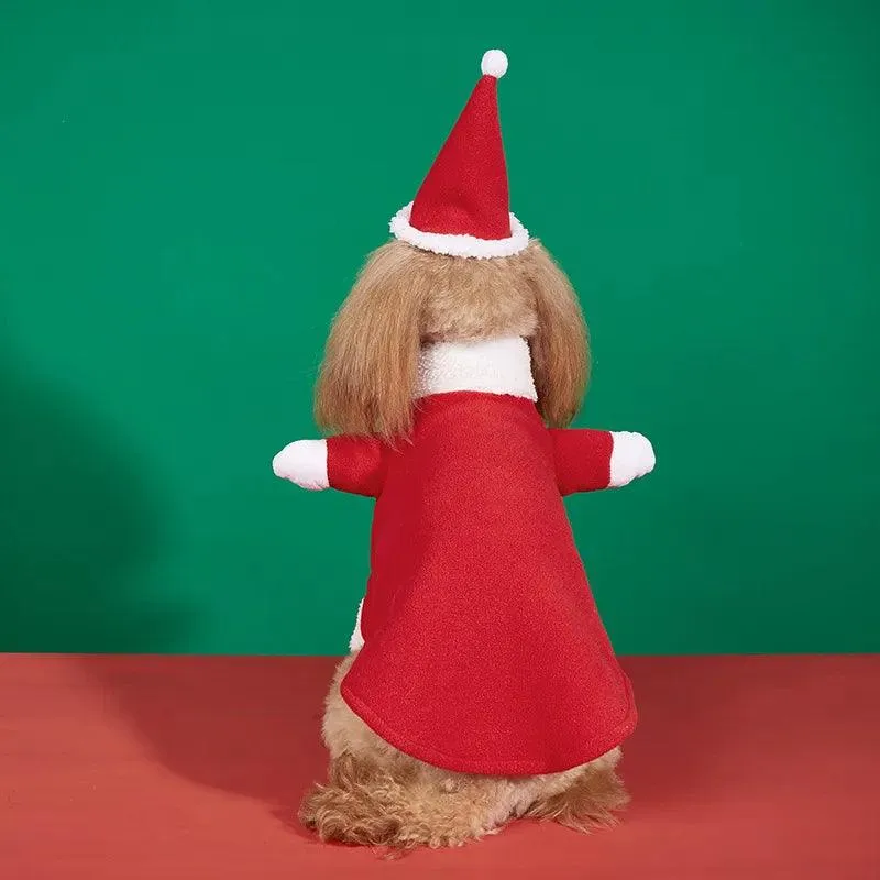 Santa Claus Cosplay Costume for Cats & Dogs