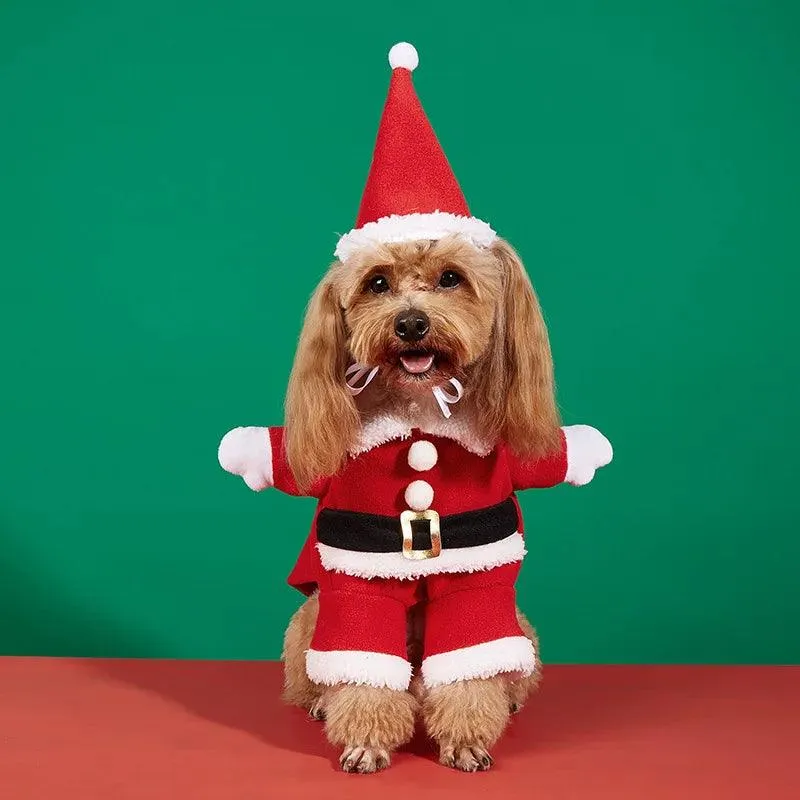 Santa Claus Cosplay Costume for Cats & Dogs