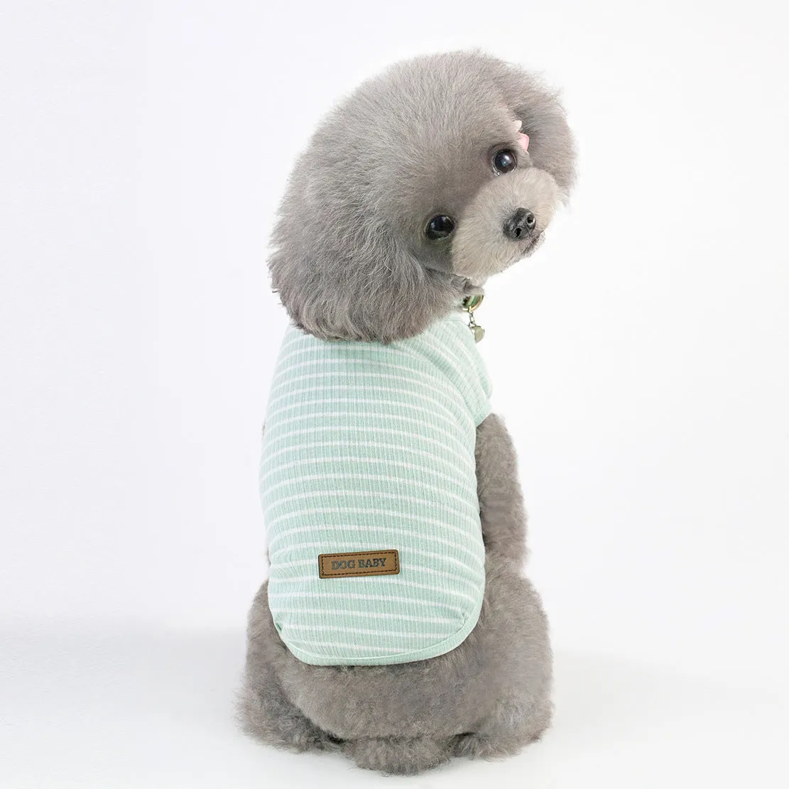 Small dog five-color vest spring and summer pet clothing