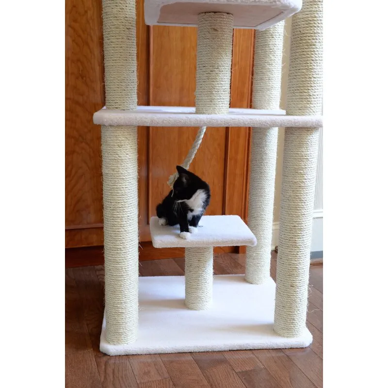 Solderini 78" Premium Classic Real Wood Cat Tree
