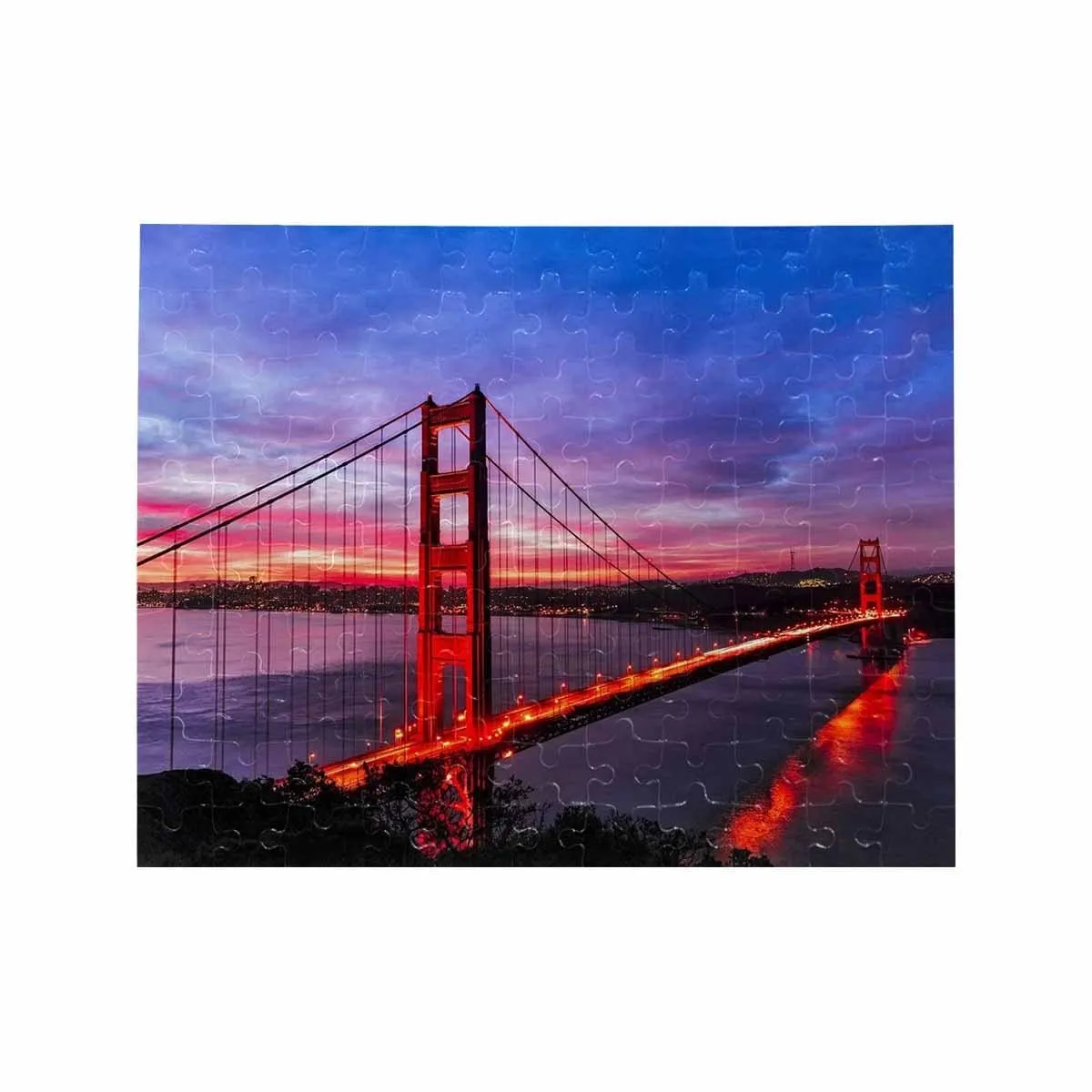 Starry Sky Bridge Jigsaw Puzzle Best Indoor Gifts 110 Pieces