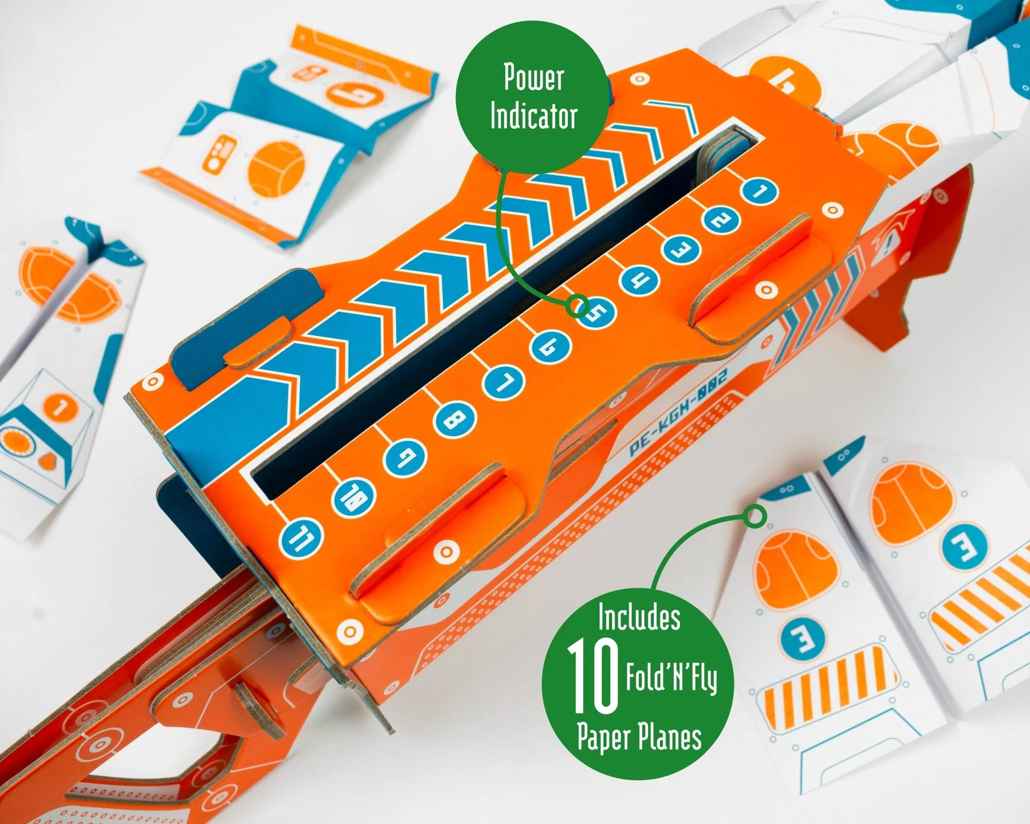 STEM Build - Paper Plane Launcher with Game Accessories