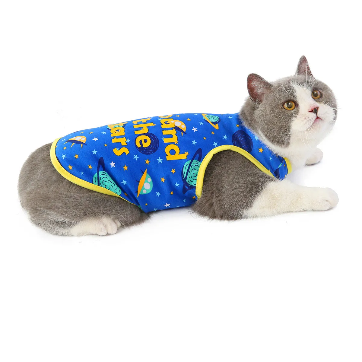 Summer cat clothes, space vest, air conditioning suit, pet clothes