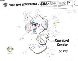 Tiny Toons Original Production Color Call Out: Concord Condor