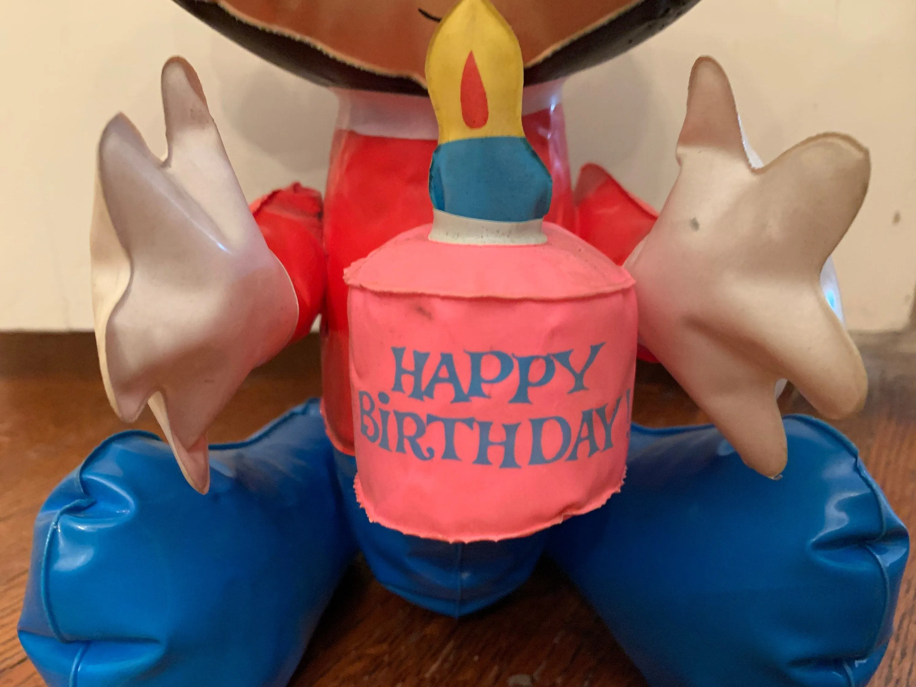 Vintage Mickey Mouse Blow up Toy